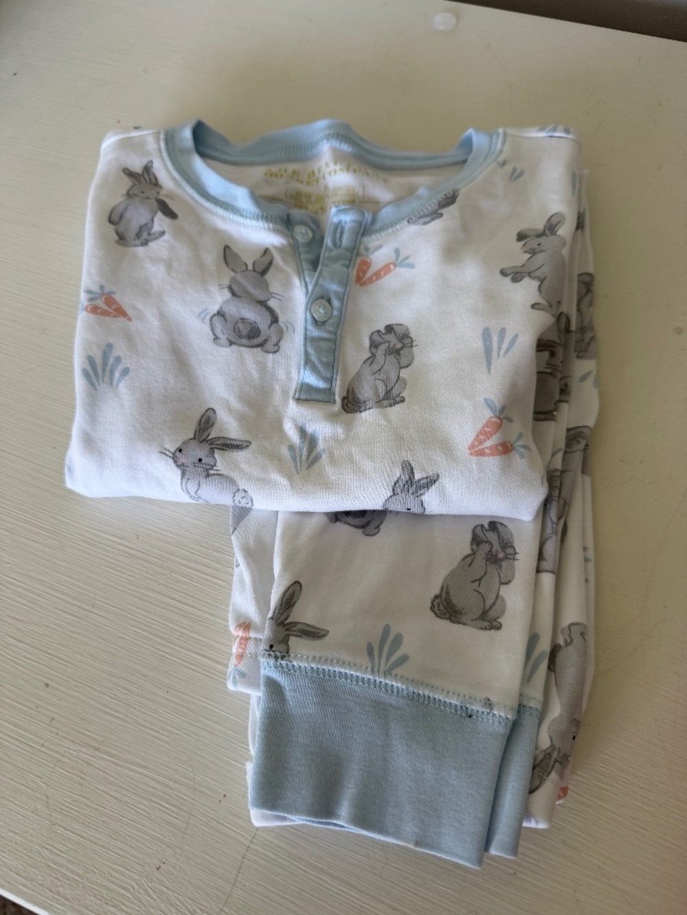 TBBC boys size 6 bunny pajamas